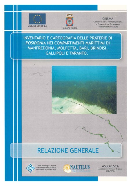 Relazione generale (File PDF, 2,8 MB) - Pugliamare.It