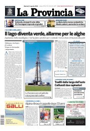 COMO - La Provincia di Sondrio