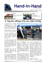 Hand-in-Hand Ausgabe 24 - THW OV Bad Homburg / Oberursel