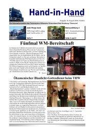Hand-in-Hand Ausgabe 16, August 2006 - THW OV Bad Homburg ...
