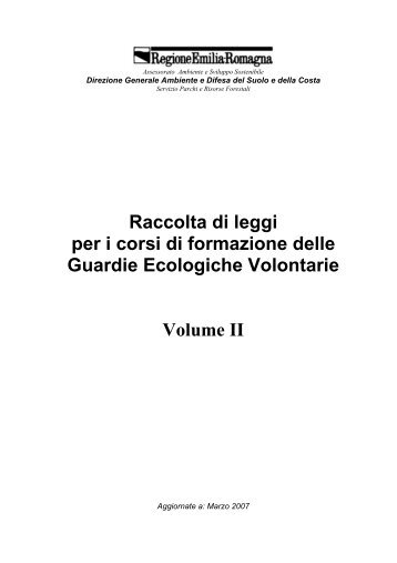 Volume 2 - Guardie Ecologiche Volontarie Provincia di Modena