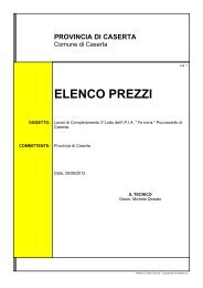 Elenco completo degli esami - Cetac Caserta