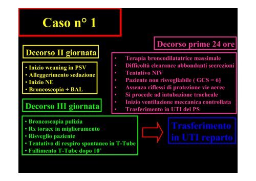 Casi clinici tracheostomia - Sifo