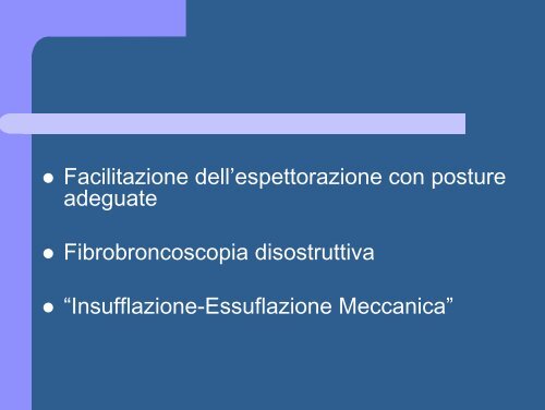 Svezzamento dal ventilatore - Regione Umbria