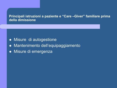 Svezzamento dal ventilatore - Regione Umbria