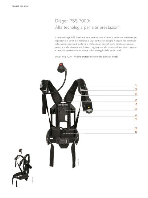 Autorespiratore Dräger PSS 7000