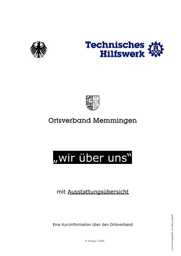 Info "wir über uns" als PDF - THW Memmingen