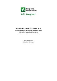 piano dei controlli 2013 - Azienda Sanitaria Locale della Provincia ...