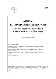 África, el continente maltratado - Facultad de Ciencias Políticas y ...