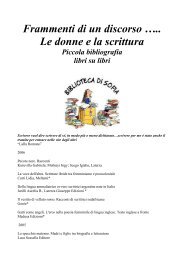 Frammenti di un discorso - Consorzio Sistema Bibliotecario Nord ...