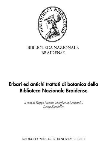 Schede della mostra - Biblioteca Nazionale Braidense