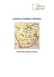 SUDÁFRICA, ZIMBABWE Y BOTSWANA - ims destinos