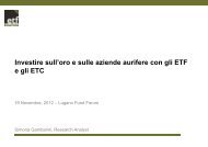 Investire sull'oro e sulle aziende aurifere con gli ETF e gli ETC ...