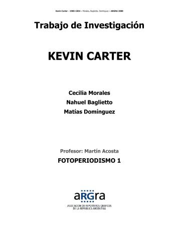 KEVIN CARTER - Matías Domínguez