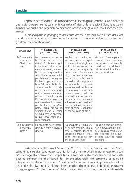 Scarica il documento - Dipartimento per la Giustizia Minorile