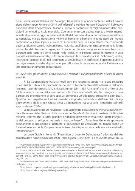 Scarica il documento - Dipartimento per la Giustizia Minorile