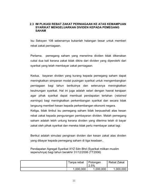 implikasi zakat dalam sistem percukaian negara - Lembaga Zakat ...