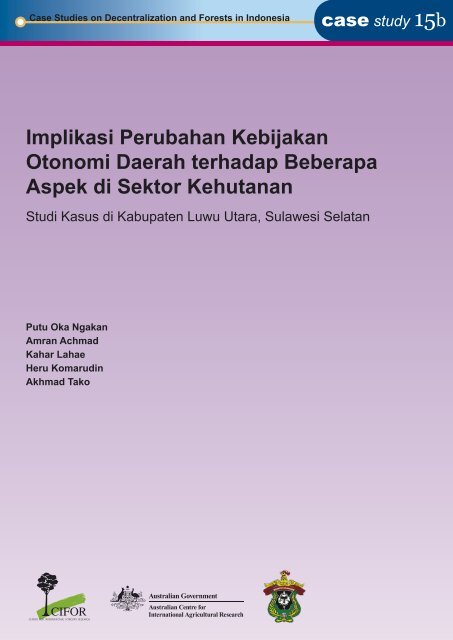 Implikasi Perubahan Kebijakan Otonomi Daerah Terhadap Beberapa