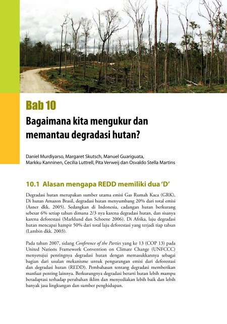 Melangkah maju dengan REDD: isu, pilihan dan implikasi