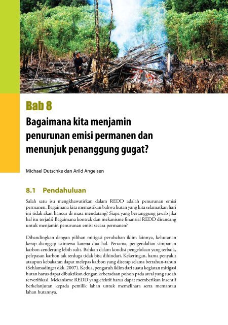 Melangkah maju dengan REDD: isu, pilihan dan implikasi