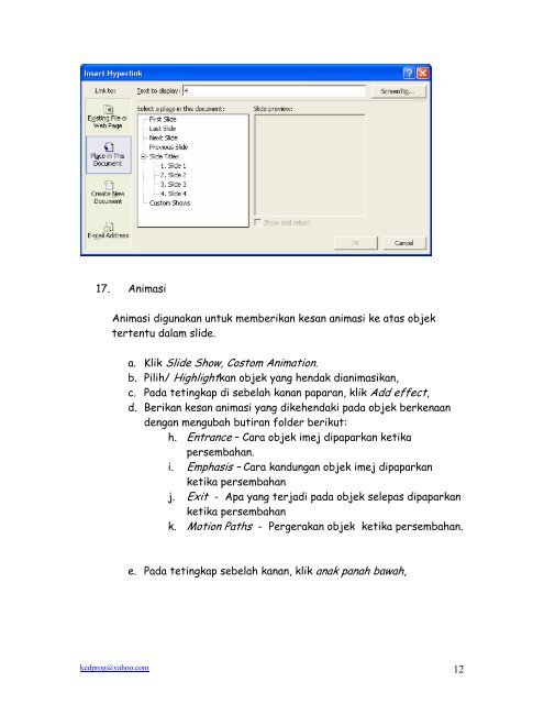 Modul PowerPoint XP