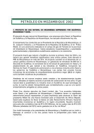 PETRÓLEO EN MOZAMBIQUE 2002 - Oilwatch