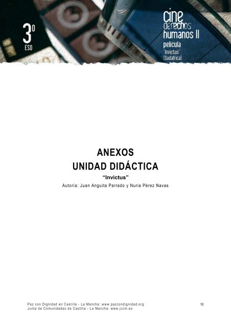 Unidad didáctica "Invictus" - Paz con Dignidad