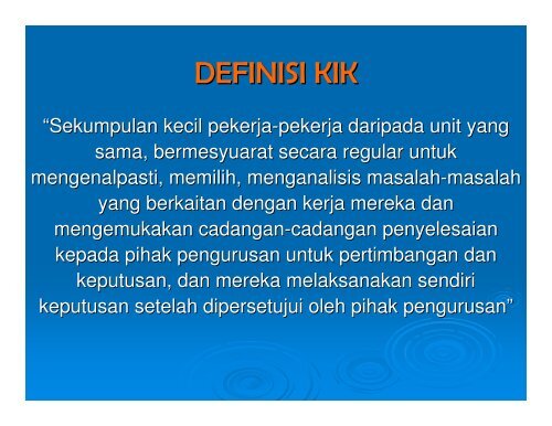 DEFINISI KIK - Pejabat Pendaftar, UTHM