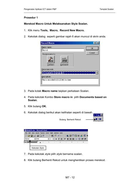 Keseluruhan Modul dalam bentuk PDF - Tutor