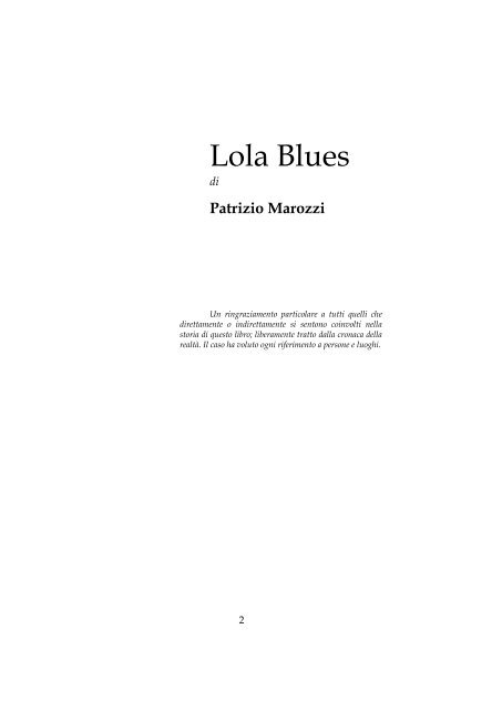 Lola Bleus - Patrizio Marozzi