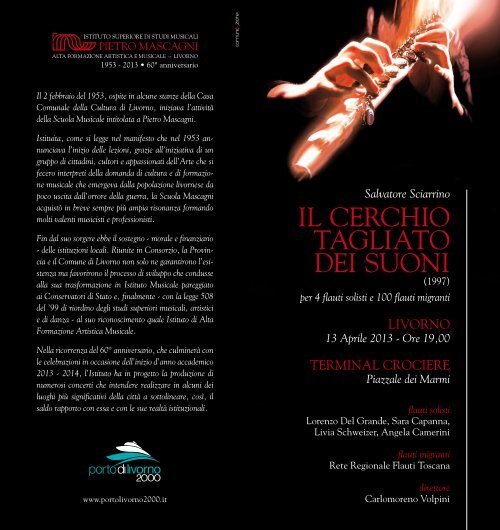 programm - Istituto Musicale Pietro Mascagni