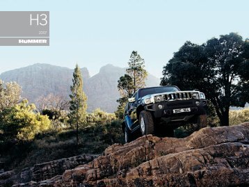 Scheda tecnica HUMMER H3 - off road maniacs