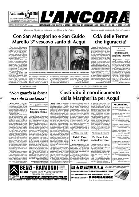 Con San Maggiorino e San Guido Marello 3 - L'ANCORA edicola