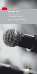 PR Guide 2013 - Bundesverband der Deutschen Luft- und ...