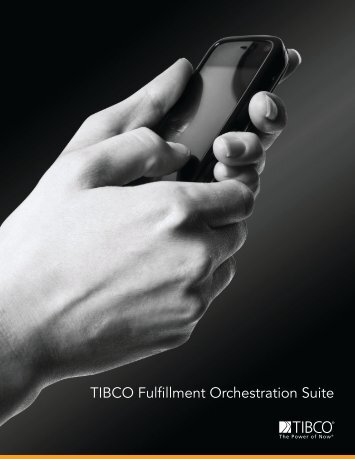 TIBCO Fulfillment Orchestration Suite