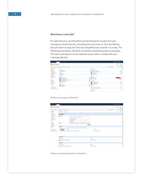 Implementing TIBCO Nimbus with Microsoft SharePoint