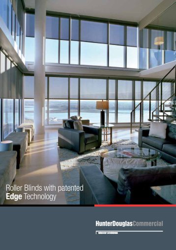 Roller Blinds with patented EDGE technology - Hunter Douglas ...
