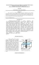 kajian banding kuat tekan dan modulus elastisitas beton ... - E-Journal