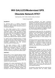 Will GALILEO/Modernized GPS Obsolete Network RTK? - intelligent ...