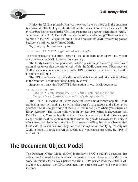 XML Demystified