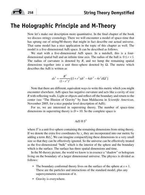 String Theory Demystified