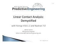 Linear Contact Analysis: Demystified - Predictive Engineering