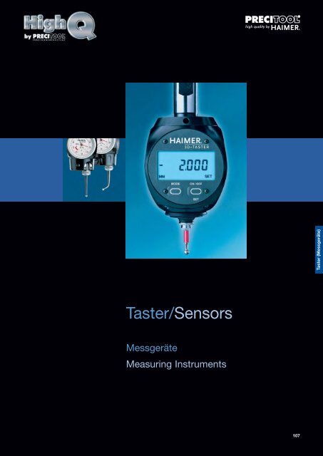 Taster/Sensors - PRECITOOL CZ