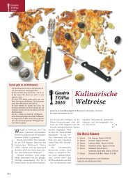 Kulinarische Weltreise - Top Magazin