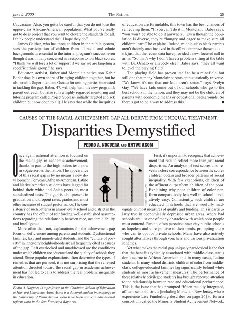 Disparities Demystified - NYU Steinhardt