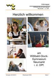 Infomappe (6 MB) - Das Willibald-Gluck-Gymnasium
