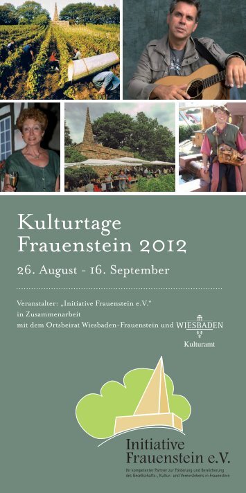 Kulturtage Frauenstein 2012 - Landeshauptstadt Wiesbaden