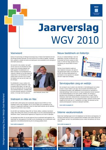 Jaarverslag 2010 - WGV Zorg en Welzijn