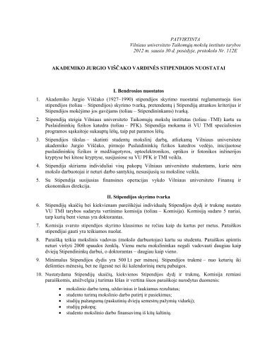 Studijų kaina vu Studijų kaina vu