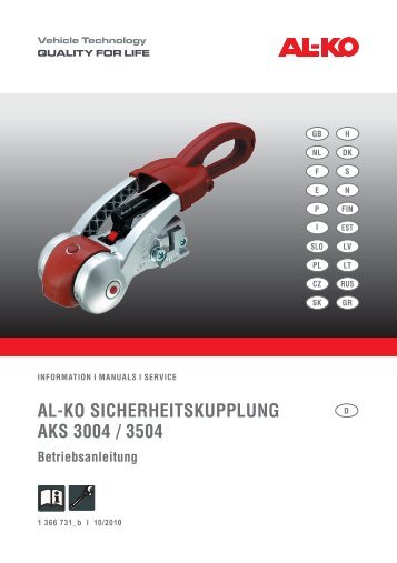 AL-KO SICHERHEITSKUPPLUNG AKS 3004 / 3504